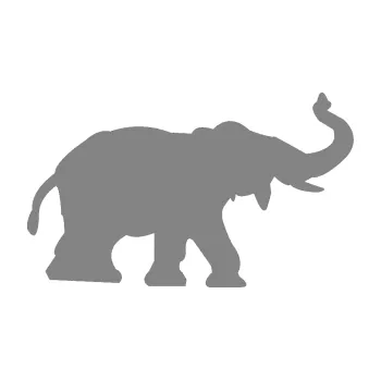 Samolepící dekorace SAMOLEPKA Slon 021 pravá (17 - šedá) NA AUTO, NÁLEPKA, FÓLIE, POLEP, TUNING, VLASTNÍ TEXT, TISK, AUTOSAMOLEPKY.cz, POLEPY, OBRÁZEK, LOGO, SAMOLEPKY