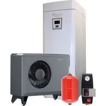 Tepelné čerpadlo REGULUS EZ 410 SET tepelné čerpadlo 11,45kW, 400V, vzduch-voda, venkovní+vnitřní jednotka se zásobníkem
