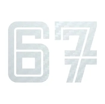 Polep vozidla Startovní číslo 67 typ 7 (51 - 3D karbon bílý) SAMOLEPKA NA AUTO, NÁLEPKA, FÓLIE, POLEP, TUNING, VLASTNÍ TEXT, TISK, AUTOSAMOLEPKY.cz, POLEPY, OBRÁZEK, LOGO, 3D STICKERS