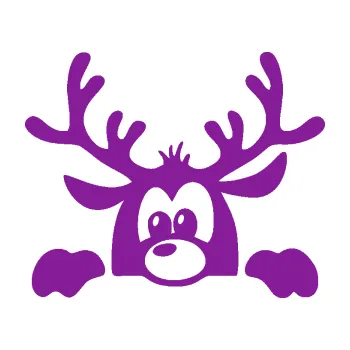 Samolepící dekorace Sob 002 levá vykukuje (14 - fialová) SAMOLEPKA NA AUTO, NÁLEPKA, FÓLIE, POLEP, TUNING, VLASTNÍ TEXT, TISK, AUTOSAMOLEPKY.cz, POLEPY, OBRÁZEK, LOGO, 3D STICKERS