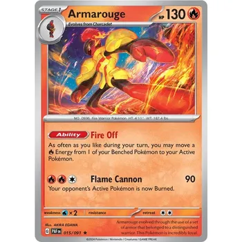 Sběratelská karetní hra Armarouge 015/091- Paldean Fates Typ karty: Holo