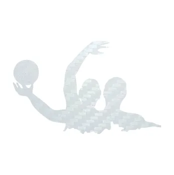 Polep vozidla SAMOLEPKA Vodní pólo 001 levá (51 - 3D karbon bílý) NA AUTO, NÁLEPKA, FÓLIE, POLEP, TUNING, VLASTNÍ TEXT, TISK, AUTOSAMOLEPKY.cz, POLEPY, OBRÁZEK, LOGO, SAMOLEPKY