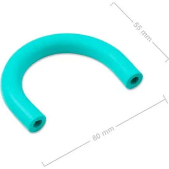 Silikonové kousátko ve tvaru U Turquoise