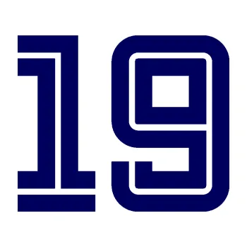 Polep vozidla Startovní číslo 19 typ 7 (23 - tmavě modrá) SAMOLEPKA NA AUTO, NÁLEPKA, FÓLIE, POLEP, TUNING, VLASTNÍ TEXT, TISK, AUTOSAMOLEPKY.cz, POLEPY, OBRÁZEK, LOGO, 3D STICKERS