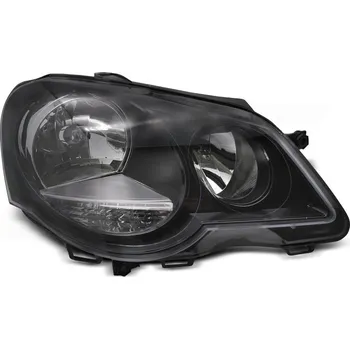 Přední světlomet TUNING-TEC Přední světlo VW Polo 9N3 05-09 černé, pravé TYC