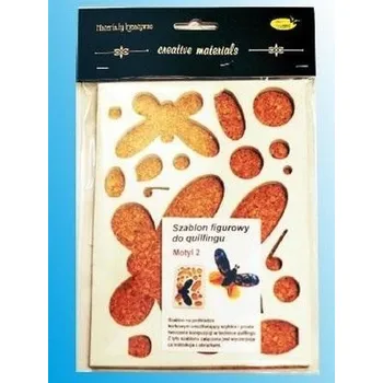 Set školních potřeb Szablon figurowy do quillingu motyl 14.5x19cm