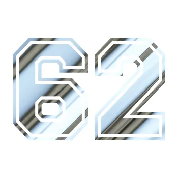 Polep vozidla SAMOLEPKA NA AUTO Startovní číslo 62 typ 4 (80 - chrom fólie stříbrná zrcadlová) NÁLEPKA, FÓLIE, POLEP, TUNING, VLASTNÍ TEXT, TISK, AUTOSAMOLEPKY.cz, POLEPY, OBRÁZEK, LOGO, SAMOLEPKY