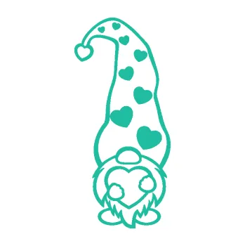 Samolepící dekorace SAMOLEPKA Trpaslík 002 pravá čepice se srdíčky (25 - tyrkysová) NA AUTO, NÁLEPKA, FÓLIE, POLEP, TUNING, VLASTNÍ TEXT, TISK, AUTOSAMOLEPKY.cz, POLEPY, OBRÁZEK, LOGO, SAMOLEPKY