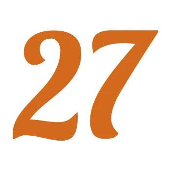 Polep vozidla Startovní číslo 27 typ 3 (26 - oříšková) SAMOLEPKA NA AUTO, NÁLEPKA, FÓLIE, POLEP, TUNING, VLASTNÍ TEXT, TISK, AUTOSAMOLEPKY.cz, POLEPY, OBRÁZEK, LOGO, 3D STICKERS