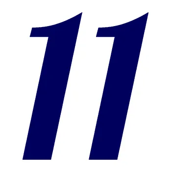 Polep vozidla Startovní číslo 11 typ 3 (23 - tmavě modrá) SAMOLEPKA NA AUTO, NÁLEPKA, FÓLIE, POLEP, TUNING, VLASTNÍ TEXT, TISK, AUTOSAMOLEPKY.cz, POLEPY, OBRÁZEK, LOGO, 3D STICKERS