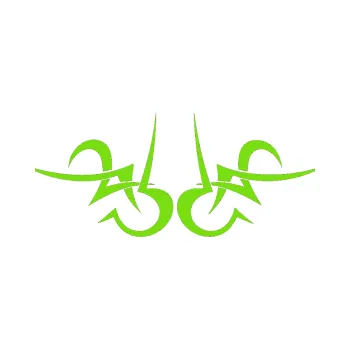 Polep vozidla Tetování 189 (04 - zelená kawasaki) SAMOLEPKA NA AUTO, NÁLEPKA, FÓLIE, POLEP, TUNING, VLASTNÍ TEXT, TISK, AUTOSAMOLEPKY.cz, POLEPY, OBRÁZEK, LOGO, 3D STICKERS