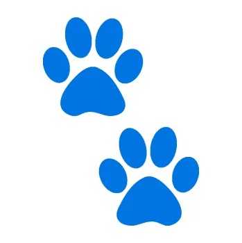 samolepka Tlapky 005 (11 - modrá oceán) SAMOLEPKA NA AUTO, NÁLEPKA, FÓLIE, POLEP, TUNING, VLASTNÍ TEXT, TISK, AUTOSAMOLEPKY.cz, POLEPY, OBRÁZEK, LOGO, 3D STICKERS