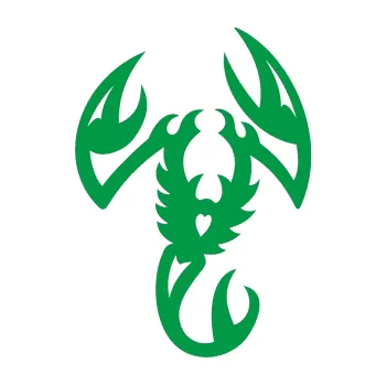 Polep vozidla Štír 003 levá (12 - zelená) SAMOLEPKA NA AUTO, NÁLEPKA, FÓLIE, POLEP, TUNING, VLASTNÍ TEXT, TISK, AUTOSAMOLEPKY.cz, POLEPY, OBRÁZEK, LOGO, 3D STICKERS