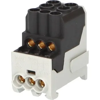 Rozvaděč HORA ETEC Blok UVB 100 L S rozdělovací černá