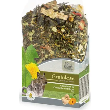 Krmivo pro hlodavce JR Farm Grainless Mix pro činčily a osmáky, 650 g