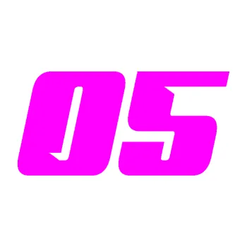 Polep vozidla Startovní číslo 05 typ 6 (72 - Fluorescentní růžová) SAMOLEPKA NA AUTO, NÁLEPKA, FÓLIE, POLEP, TUNING, VLASTNÍ TEXT, TISK, AUTOSAMOLEPKY.cz, POLEPY, OBRÁZEK, LOGO, 3D STICKERS