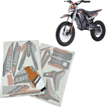 Dětská tříkolka Sada polepů pro MiniRocket eDIRT, oranžová