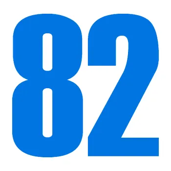 Samolepicí dekorace na vozidlo Startovní číslo 82 typ 2 (11 - modrá oceán) SAMOLEPKA NA AUTO, NÁLEPKA, FÓLIE, POLEP, TUNING, VLASTNÍ TEXT, TISK, AUTOSAMOLEPKY.cz, POLEPY, OBRÁZEK, LOGO, 3D STICKERS