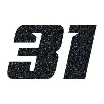 Polep vozidla Startovní číslo 31 typ 6 (85 - Ultra Metalic černá) SAMOLEPKA NA AUTO, NÁLEPKA, FÓLIE, POLEP, TUNING, VLASTNÍ TEXT, TISK, AUTOSAMOLEPKY.cz, POLEPY, OBRÁZEK, LOGO, 3D STICKERS