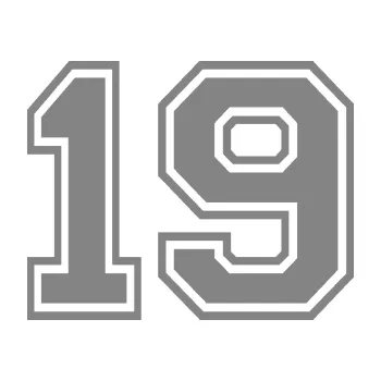 Polep vozidla Startovní číslo 19 typ 4 (17 - šedá) SAMOLEPKA NA AUTO, NÁLEPKA, FÓLIE, POLEP, TUNING, VLASTNÍ TEXT, TISK, AUTOSAMOLEPKY.cz, POLEPY, OBRÁZEK, LOGO, 3D STICKERS