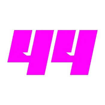 Polep vozidla Startovní číslo 44 typ 6 (72 - Fluorescentní růžová) SAMOLEPKA NA AUTO, NÁLEPKA, FÓLIE, POLEP, TUNING, VLASTNÍ TEXT, TISK, AUTOSAMOLEPKY.cz, POLEPY, OBRÁZEK, LOGO, 3D STICKERS