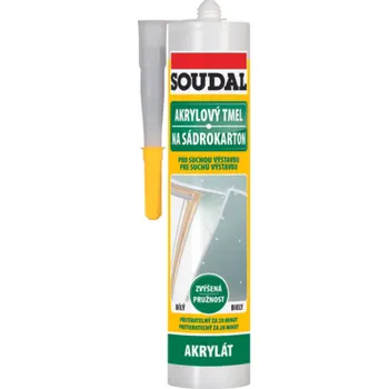 Tmel SOUDAL Akrylový tmel na sádrokarton 280 ml