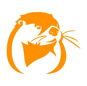 Samolepící dekorace Vydra 002 pravá (06 - oranžová) SAMOLEPKA NA AUTO, NÁLEPKA, FÓLIE, POLEP, TUNING, VLASTNÍ TEXT, TISK, AUTOSAMOLEPKY.cz, POLEPY, OBRÁZEK, LOGO, 3D STICKERS