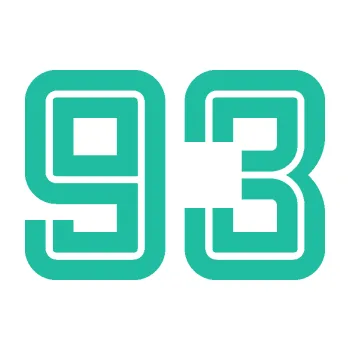 Polep vozidla Startovní číslo 93 typ 7 (25 - tyrkysová) SAMOLEPKA NA AUTO, NÁLEPKA, FÓLIE, POLEP, TUNING, VLASTNÍ TEXT, TISK, AUTOSAMOLEPKY.cz, POLEPY, OBRÁZEK, LOGO, 3D STICKERS