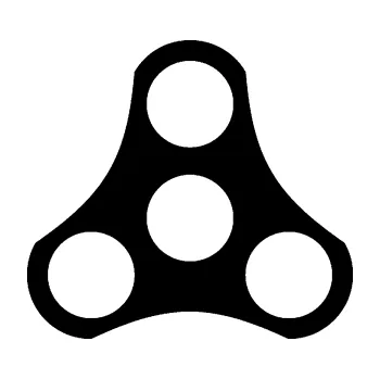 Samolepící dekorace SAMOLEPKA Spinner (01 - černá) NA AUTO, NÁLEPKA, FÓLIE, POLEP, TUNING, VLASTNÍ TEXT, TISK, AUTOSAMOLEPKY.cz, POLEPY, OBRÁZEK, LOGO, SAMOLEPKY