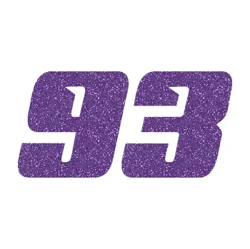 Polep vozidla SAMOLEPKA Startovní číslo 93 typ 6 (87 - Ultra Metalic fialová) NA AUTO, NÁLEPKA, FÓLIE, POLEP, TUNING, VLASTNÍ TEXT, TISK, AUTOSAMOLEPKY.cz, POLEPY, OBRÁZEK, LOGO, SAMOLEPKY