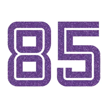 Polep vozidla SAMOLEPKA Startovní číslo 85 typ 7 (87 - Ultra Metalic fialová) NA AUTO, NÁLEPKA, FÓLIE, POLEP, TUNING, VLASTNÍ TEXT, TISK, AUTOSAMOLEPKY.cz, POLEPY, OBRÁZEK, LOGO, SAMOLEPKY