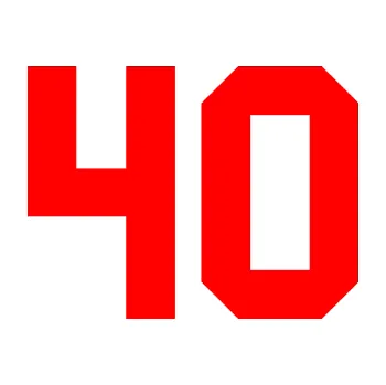 Polep vozidla Startovní číslo 40 (74 - Fluorescentní červená) SAMOLEPKA NA AUTO, NÁLEPKA, FÓLIE, POLEP, TUNING, VLASTNÍ TEXT, TISK, AUTOSAMOLEPKY.cz, POLEPY, OBRÁZEK, LOGO, 3D STICKERS