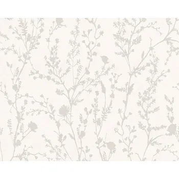 Tapeta A.S. Création | Vliesová tapeta na zeď Casual Living 39546-4 | 0,53 x 10,05 m | krémová, metalická + Krémová, metalická vliesová tapeta na stěnu 395464 v rozměru 0,53 x 10,05 m