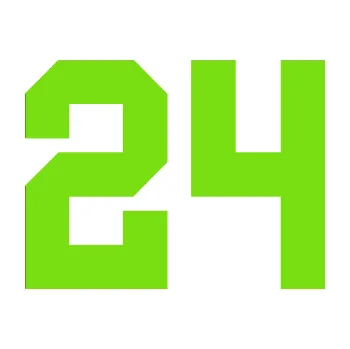 Polep vozidla Startovní číslo 24 (04 - zelená kawasaki) SAMOLEPKA NA AUTO, NÁLEPKA, FÓLIE, POLEP, TUNING, VLASTNÍ TEXT, TISK, AUTOSAMOLEPKY.cz, POLEPY, OBRÁZEK, LOGO, 3D STICKERS