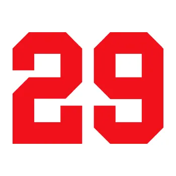 Polep vozidla SAMOLEPKA Startovní číslo 29 (10 - červená) NA AUTO, NÁLEPKA, FÓLIE, POLEP, TUNING, VLASTNÍ TEXT, TISK, AUTOSAMOLEPKY.cz, POLEPY, OBRÁZEK, LOGO, SAMOLEPKY