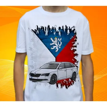 Pánské tričko tričko Š.K.O.O.D.A č. 15 158 (Trička s motivy aut)