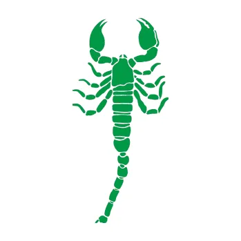 Polep vozidla Štír 010 pravá (12 - zelená) SAMOLEPKA NA AUTO, NÁLEPKA, FÓLIE, POLEP, TUNING, VLASTNÍ TEXT, TISK, AUTOSAMOLEPKY.cz, POLEPY, OBRÁZEK, LOGO, 3D STICKERS