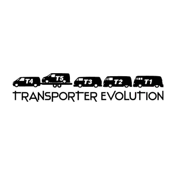 Samolepící dekorace SAMOLEPKA Transporter evolution - levá (01 - černá) NA AUTO, NÁLEPKA, FÓLIE, POLEP, TUNING, VLASTNÍ TEXT, TISK, AUTOSAMOLEPKY.cz, POLEPY, OBRÁZEK, LOGO, SAMOLEPKY