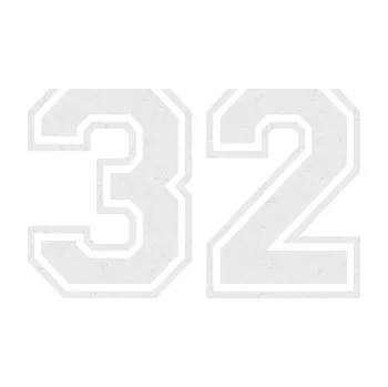 Polep vozidla Startovní číslo 32 typ 4 (84 - Ultra Metalic bílá) SAMOLEPKA NA AUTO, NÁLEPKA, FÓLIE, POLEP, TUNING, VLASTNÍ TEXT, TISK, AUTOSAMOLEPKY.cz, POLEPY, OBRÁZEK, LOGO, 3D STICKERS