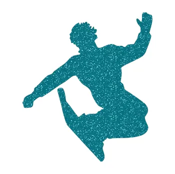 Samolepicí dekorace na vozidlo Snowboard 013 pravá (92 - Ultra Metalic tyrkysová) SAMOLEPKA NA AUTO, NÁLEPKA, FÓLIE, POLEP, TUNING, VLASTNÍ TEXT, TISK, AUTOSAMOLEPKY.cz, POLEPY, OBRÁZEK, LOGO, 3D STICKERS