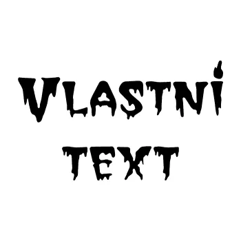 Polep vozidla Vlastní text - QTGhoul Face (01 - černá) SAMOLEPKA NA AUTO, NÁLEPKA, FÓLIE, POLEP, TUNING, VLASTNÍ TEXT, TISK, AUTOSAMOLEPKY.cz, POLEPY, OBRÁZEK, LOGO, 3D STICKERS