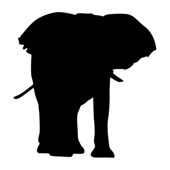 Samolepící dekorace SAMOLEPKA Slon 012 pravá (01 - černá) NA AUTO, NÁLEPKA, FÓLIE, POLEP, TUNING, VLASTNÍ TEXT, TISK, AUTOSAMOLEPKY.cz, POLEPY, OBRÁZEK, LOGO, SAMOLEPKY