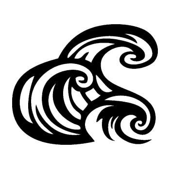 Samolepící dekorace SAMOLEPKA Vlny 004 pravá moře (01 - černá) NA AUTO, NÁLEPKA, FÓLIE, POLEP, TUNING, VLASTNÍ TEXT, TISK, AUTOSAMOLEPKY.cz, POLEPY, OBRÁZEK, LOGO, SAMOLEPKY