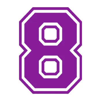 Polep vozidla Startovní číslo 8 typ 4 (14 - fialová) SAMOLEPKA NA AUTO, NÁLEPKA, FÓLIE, POLEP, TUNING, VLASTNÍ TEXT, TISK, AUTOSAMOLEPKY.cz, POLEPY, OBRÁZEK, LOGO, 3D STICKERS