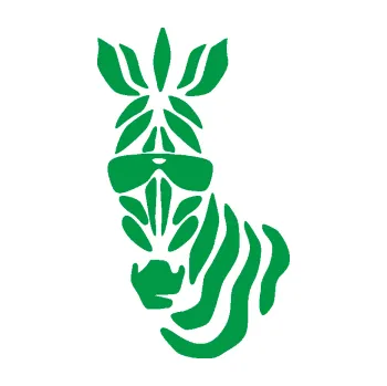 Samolepící dekorace SAMOLEPKA Zebra 003 levá cool s brýlemi (12 - zelená) NA AUTO, NÁLEPKA, FÓLIE, POLEP, TUNING, VLASTNÍ TEXT, TISK, AUTOSAMOLEPKY.cz, POLEPY, OBRÁZEK, LOGO, SAMOLEPKY