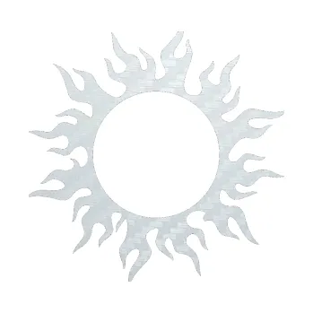 Polep vozidla Tetování 116 slunce s plameny (51 - 3D karbon bílý) SAMOLEPKA NA AUTO, NÁLEPKA, FÓLIE, POLEP, TUNING, VLASTNÍ TEXT, TISK, AUTOSAMOLEPKY.cz, POLEPY, OBRÁZEK, LOGO, 3D STICKERS