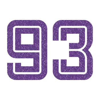 Polep vozidla SAMOLEPKA Startovní číslo 93 typ 7 (87 - Ultra Metalic fialová) NA AUTO, NÁLEPKA, FÓLIE, POLEP, TUNING, VLASTNÍ TEXT, TISK, AUTOSAMOLEPKY.cz, POLEPY, OBRÁZEK, LOGO, SAMOLEPKY