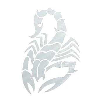 Polep vozidla SAMOLEPKA Štír 012 levá (51 - 3D karbon bílý) NA AUTO, NÁLEPKA, FÓLIE, POLEP, TUNING, VLASTNÍ TEXT, TISK, AUTOSAMOLEPKY.cz, POLEPY, OBRÁZEK, LOGO, SAMOLEPKY