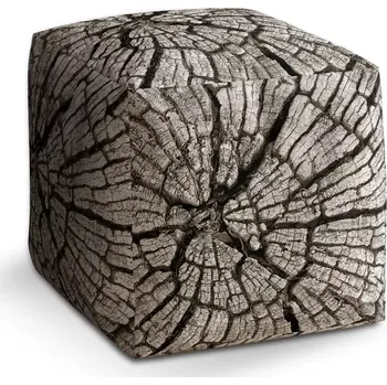 Taburet Taburet Kostka Dřevo: 40x40x40 cm - Sablio