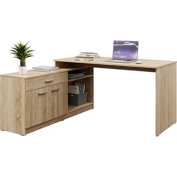 Psací stůl Nejlevnější nábytek Rohový psací stůl Nejby Turner 01, dub sonoma